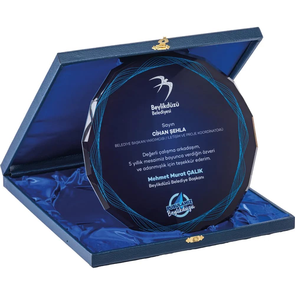 Promosyon Kutulu Kristal Plaket EKT-440 - Toptan Baskılı