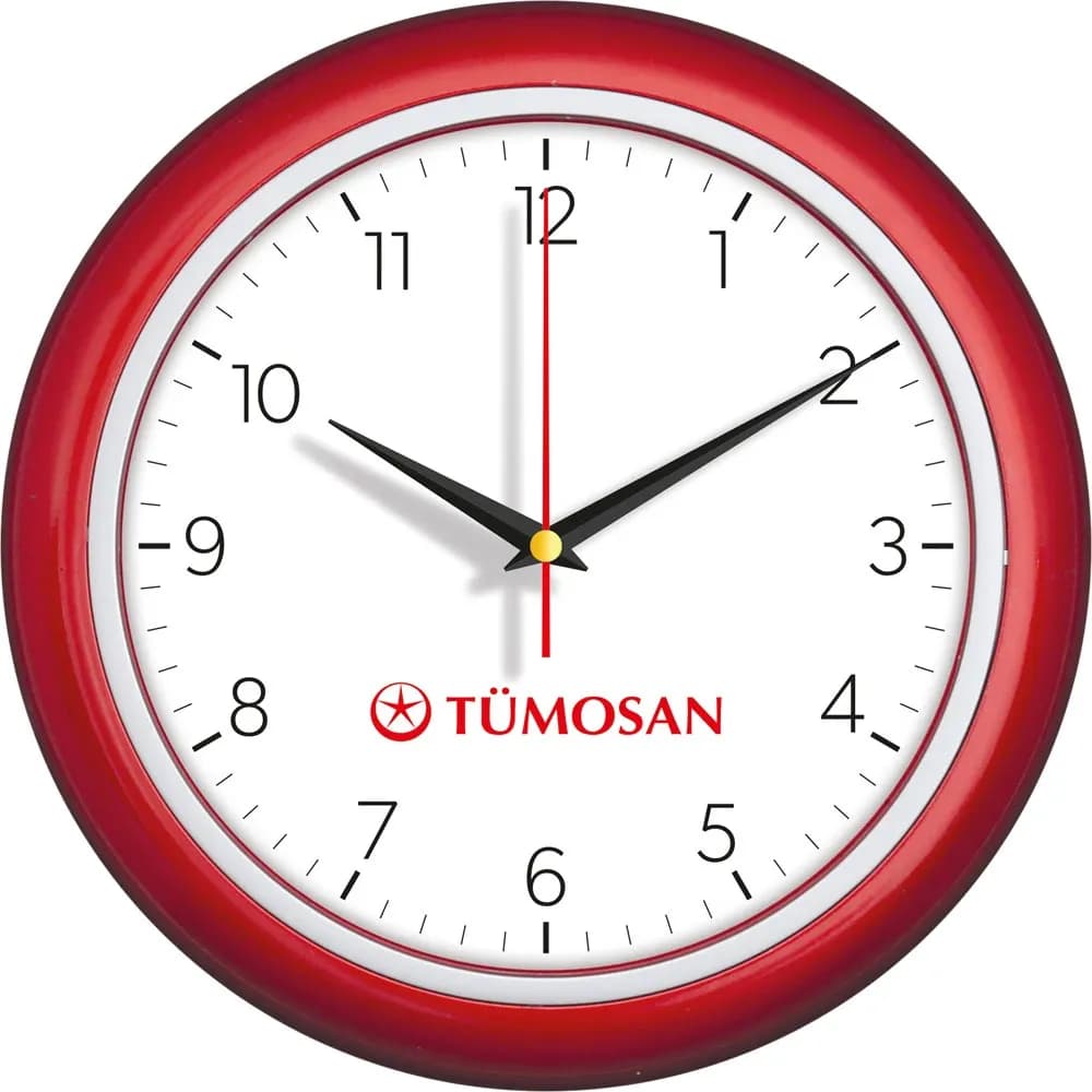 Promosyon Plastik Duvar Saati V30-510-K - Kıranay Basım