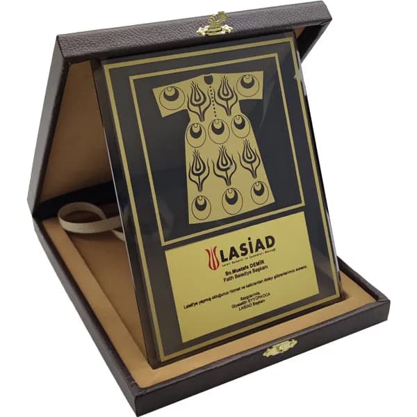 Promosyon Kutulu Kristal Plaket EKT-600 - Toptan Baskılı