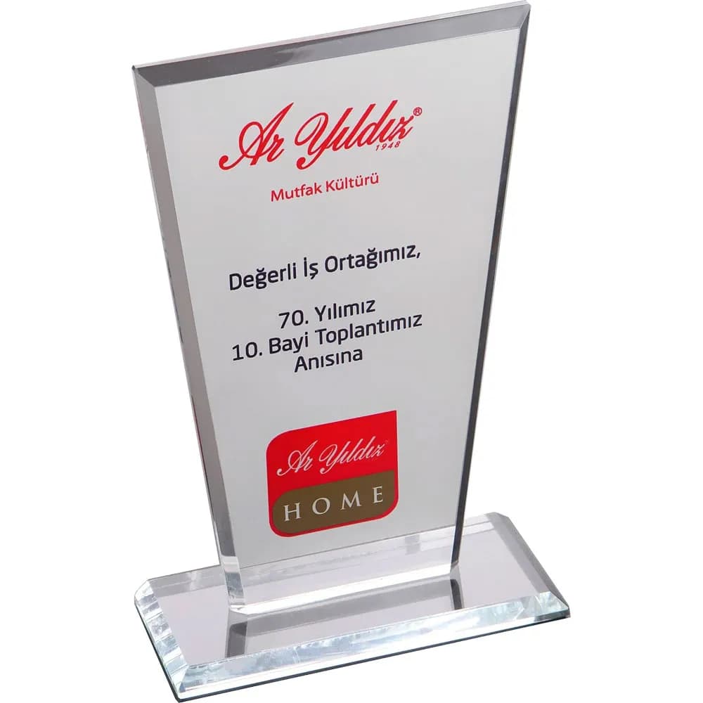 Promosyon Kristal Plaket EKT-235-ŞF - Kıranay Basım