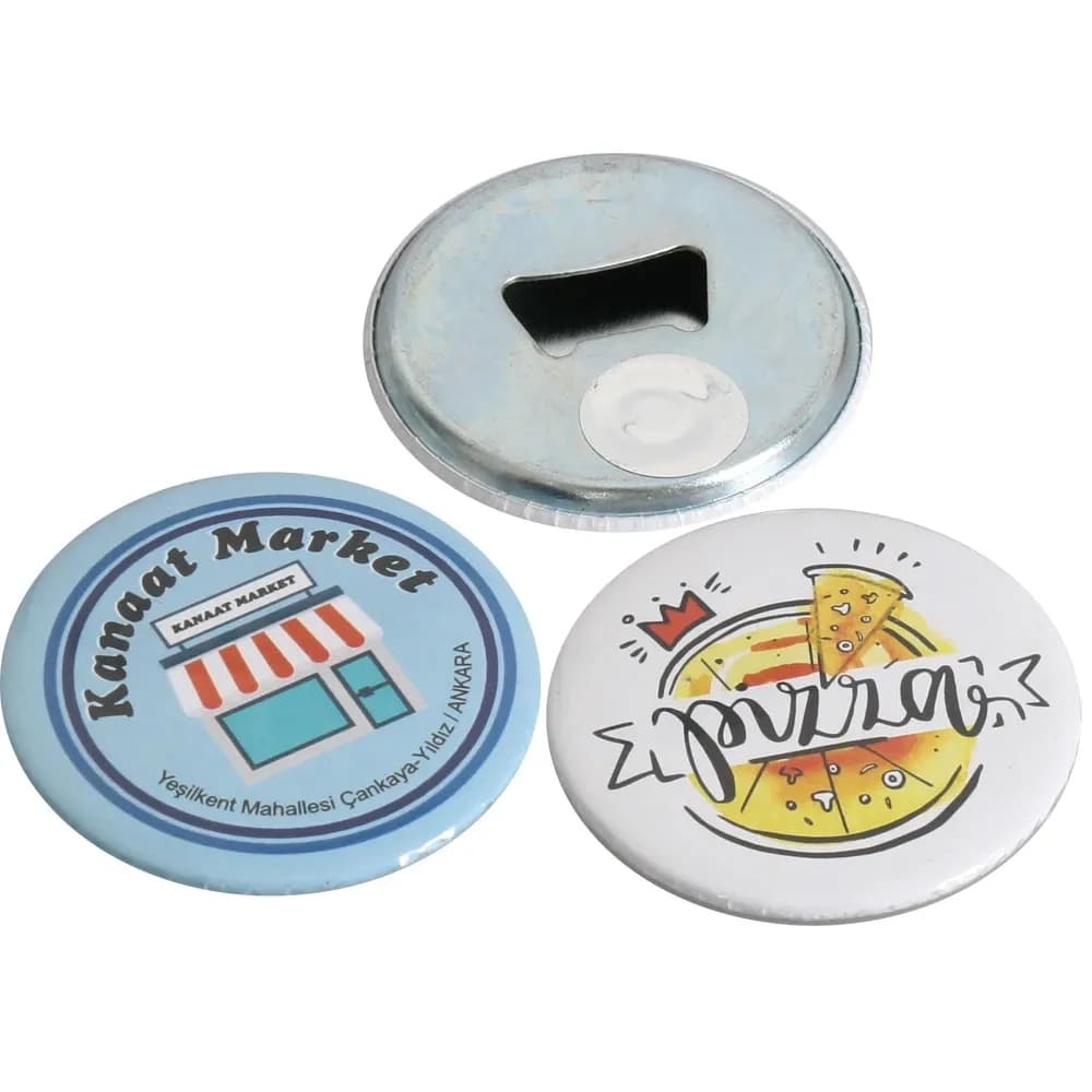 Promosyon 1680 Açacaklı Buton Magnet - Toptan Baskılı