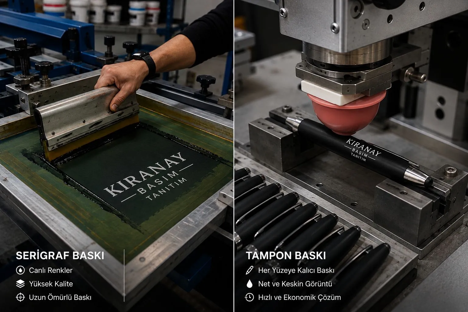 Serigrafi & Tampon Baskı