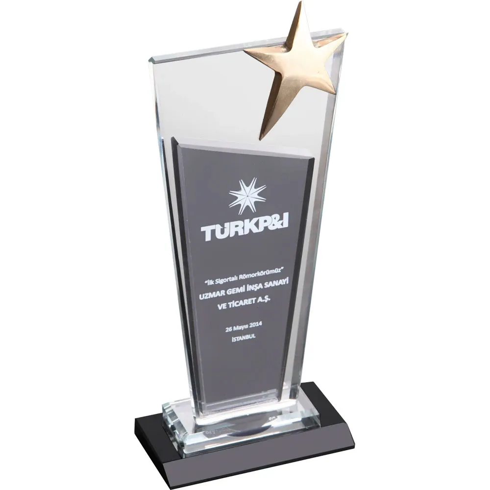 Promosyon EKT-215 Kristal Plaket - Toptan Baskılı