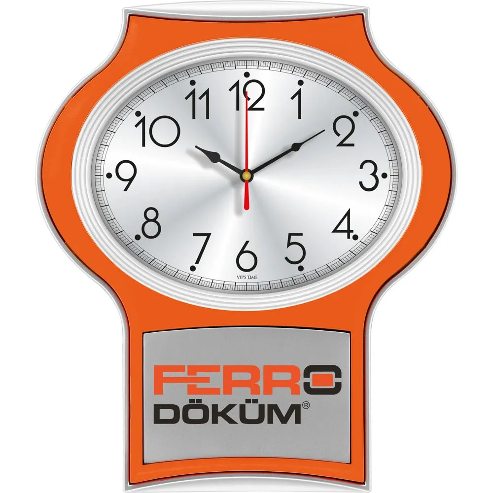 Promosyon V30-520-T Plastik Duvar Saati - Kıranay Basım