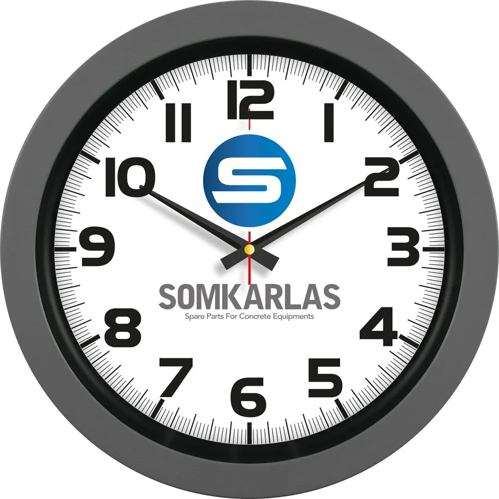 Promosyon V30-346-FM Plastik Duvar Saati - Kıranay Basım