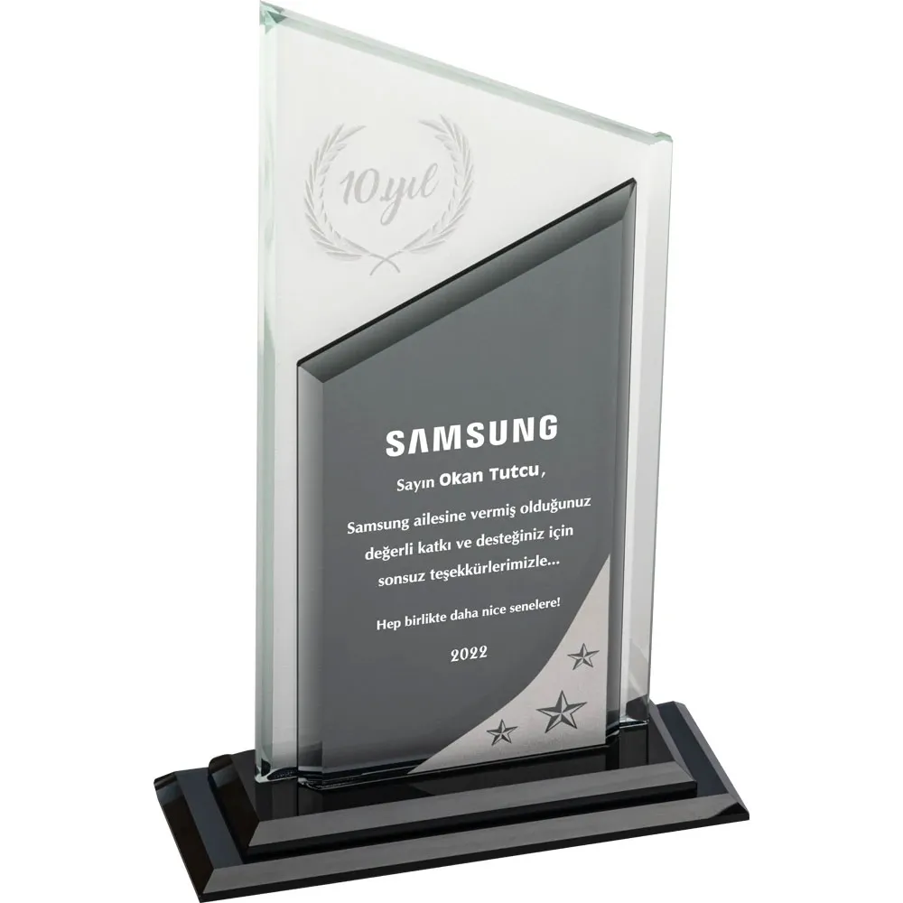 Promosyon EKT-730 Kristal Plaket - Kıranay Basım