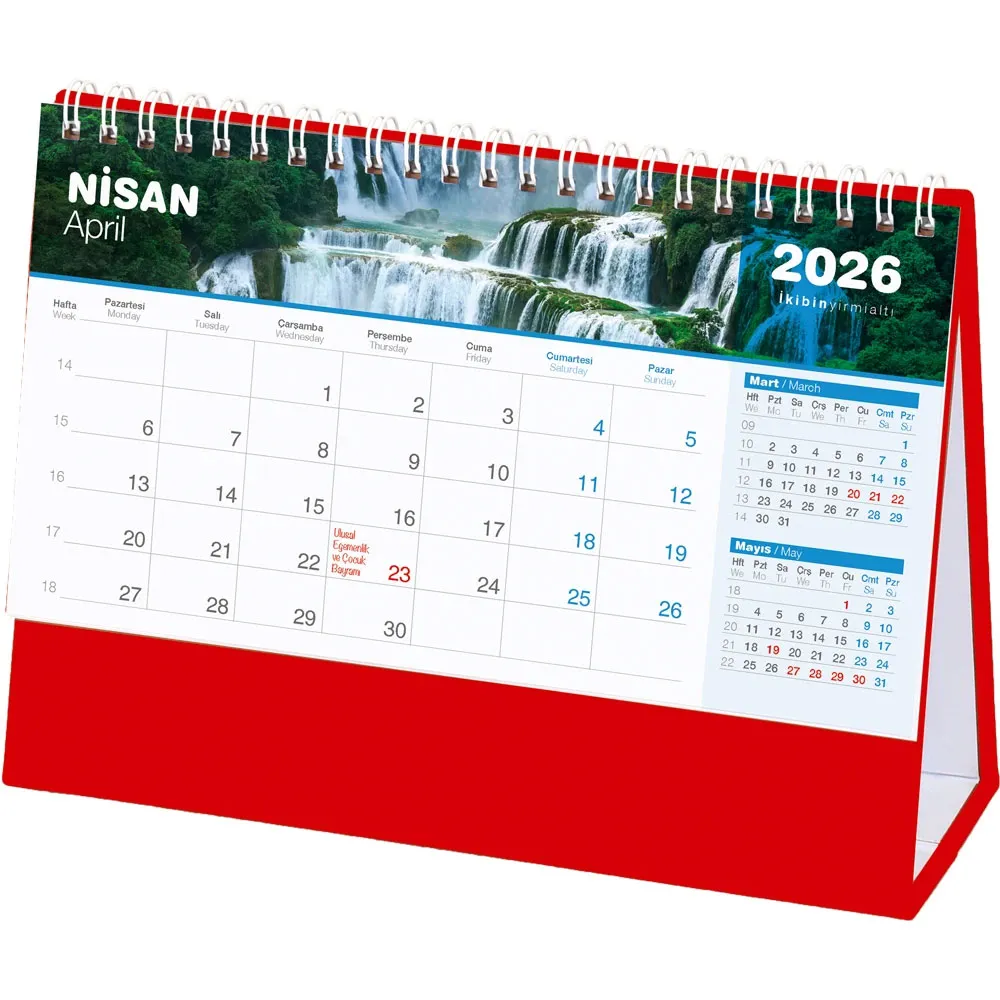 Promosyon AMT-04-TK Şelale Masa Takvimi - Kıranay Basım