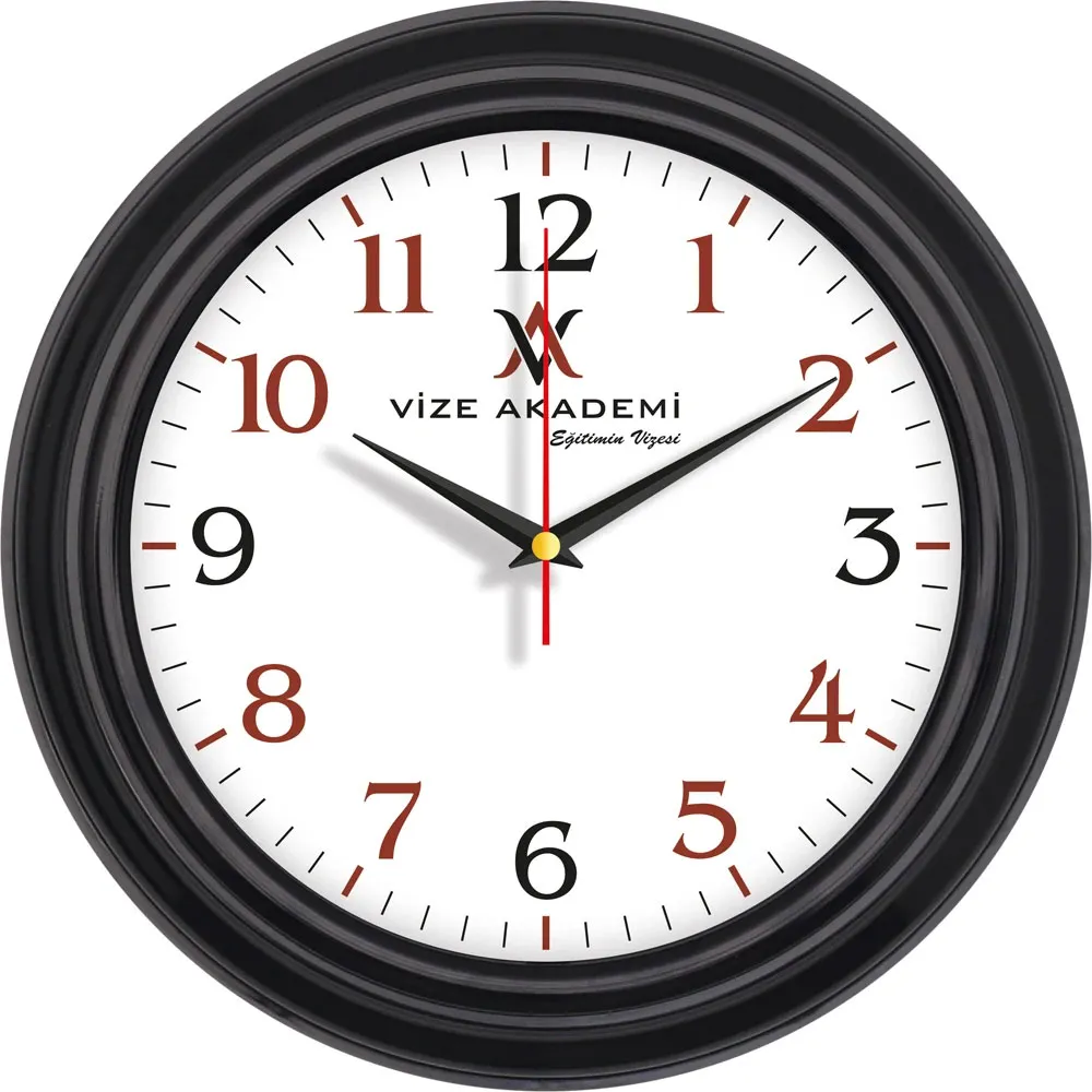 Promosyon V30-527-S Plastik Duvar Saati - Kıranay Basım