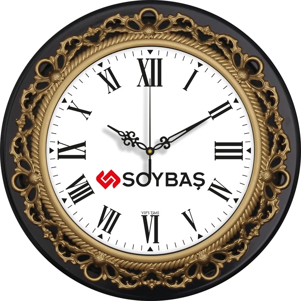 Promosyon V30-860-SA Plastik Duvar Saati - Kıranay Basım