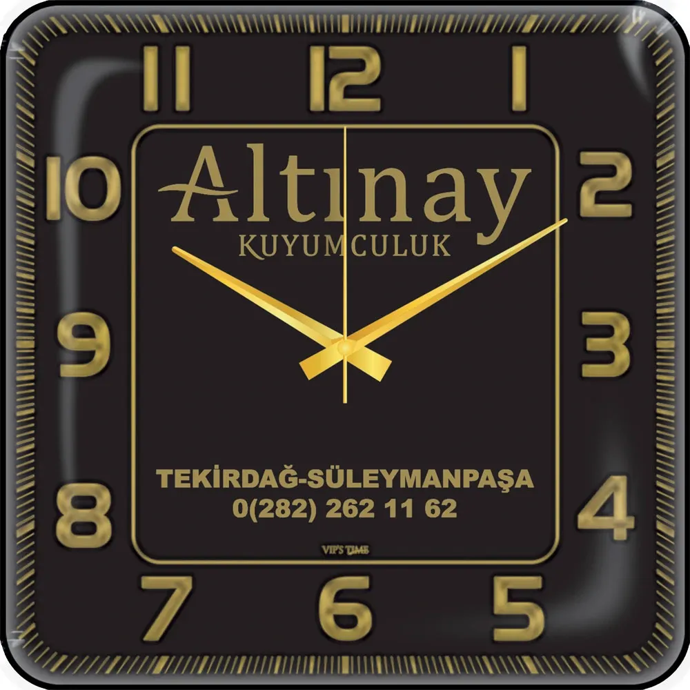 Promosyon V30-531-AV Bombe Cam Duvar Saati - Toptan Baskılı