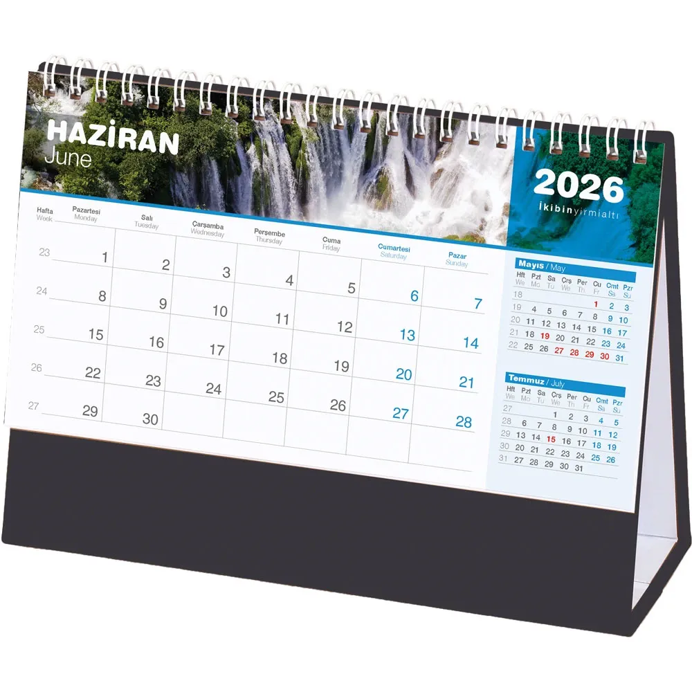 Promosyon AMT-04-TS Şelale Masa Takvimi - Kıranay Basım