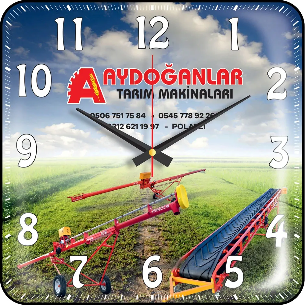 Promosyon V30-531-B Bombe Cam Duvar Saati - Toptan Baskılı