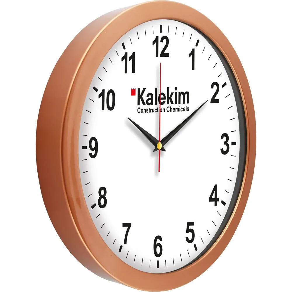 Promosyon V30-575-B Metalize Duvar Saati - Toptan Baskılı