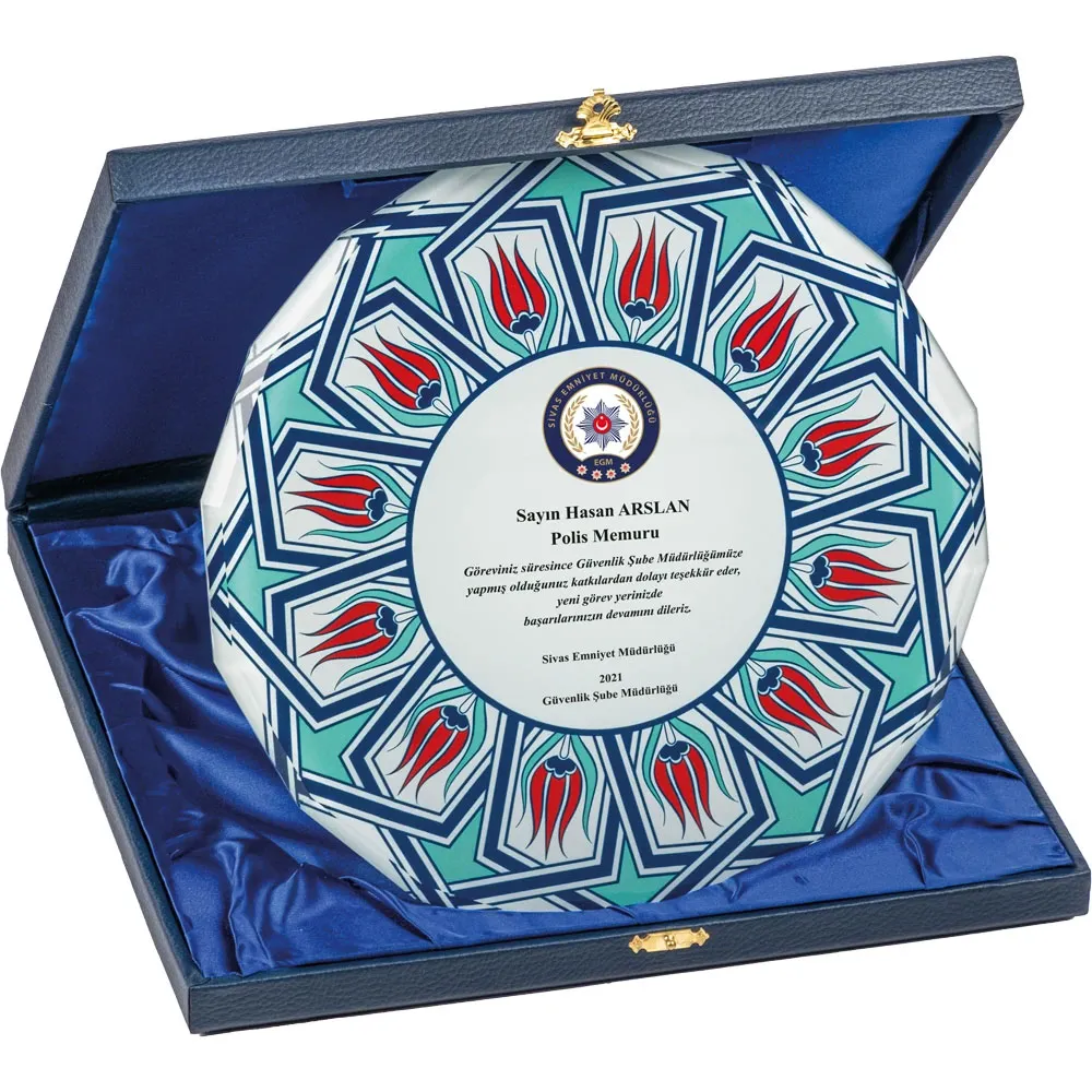 Promosyon EKT-430 Kutulu Kristal Plaket - Toptan Baskılı