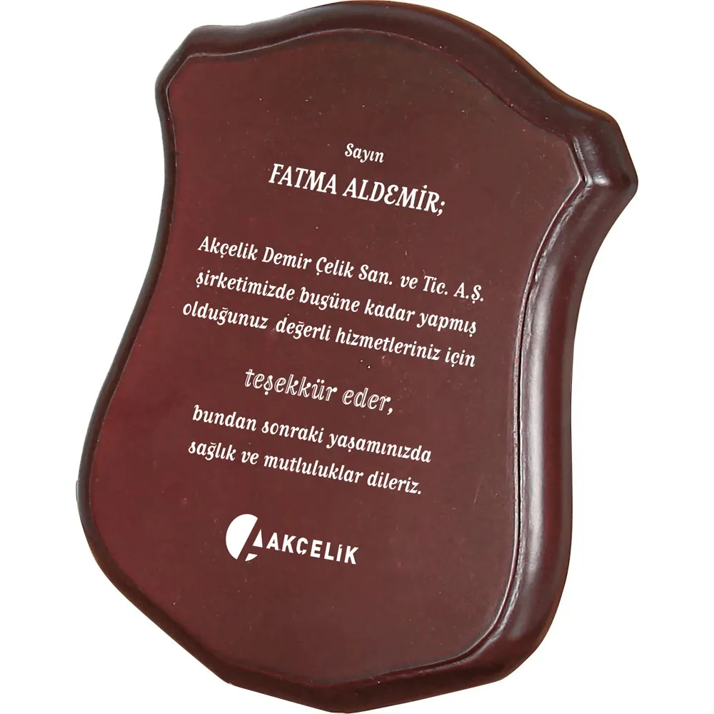 Promosyon BK-76 Ahşap Plaket - Toptan Baskılı