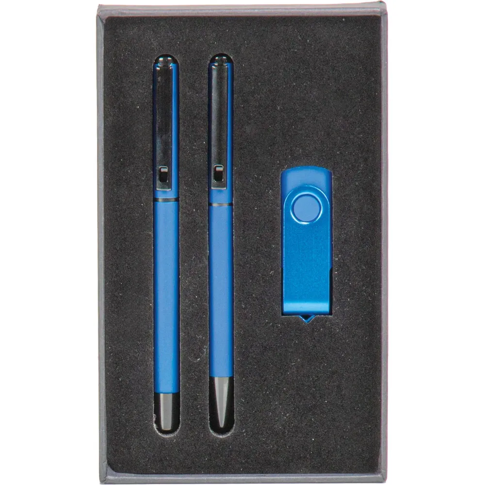 Promosyon 9220-16GB-L USB Kalem Set - Toptan Baskılı