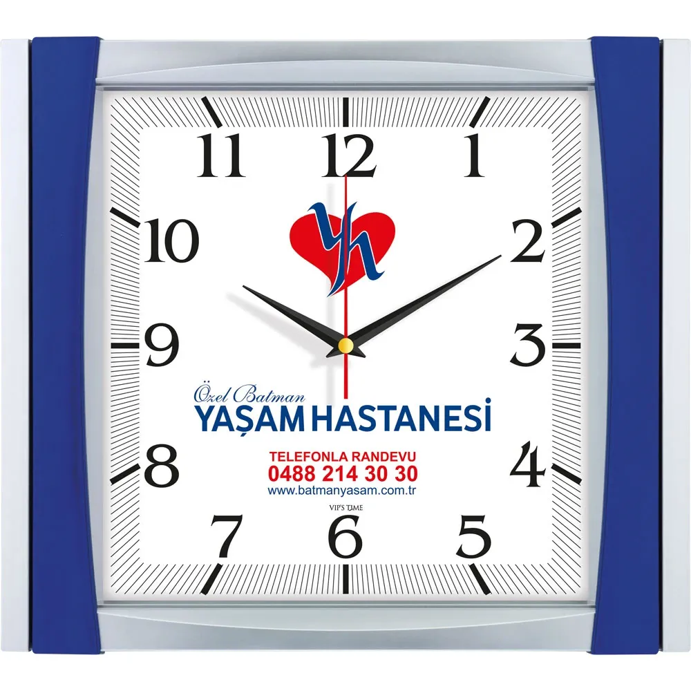 Promosyon V30-515-L Plastik Duvar Saati - Kıranay Basım