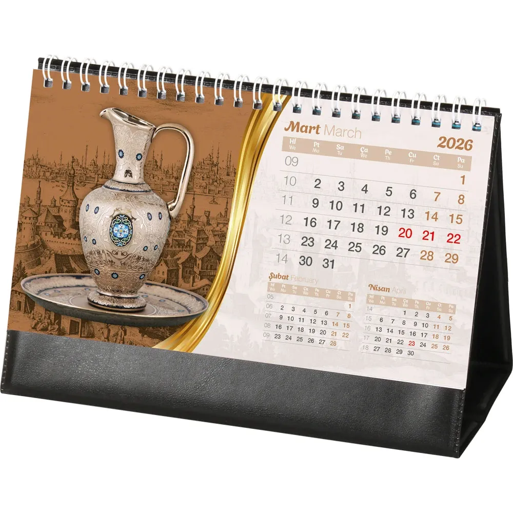 Promosyon AMT-02-SB Osmanlı Masa Takvimi - Kıranay Basım
